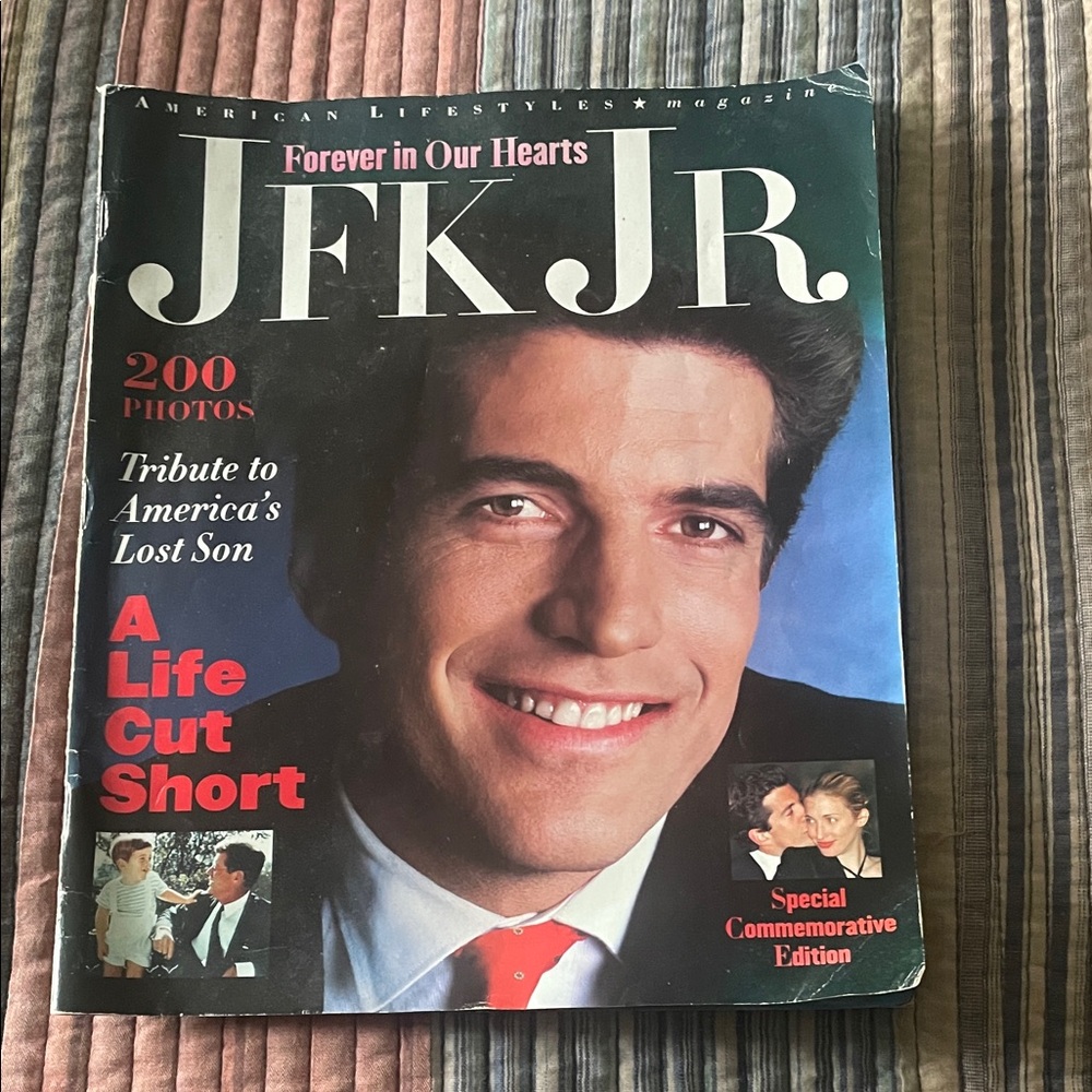 JFK Jr. Special Commemorative Magazine - Black & Blue Cover